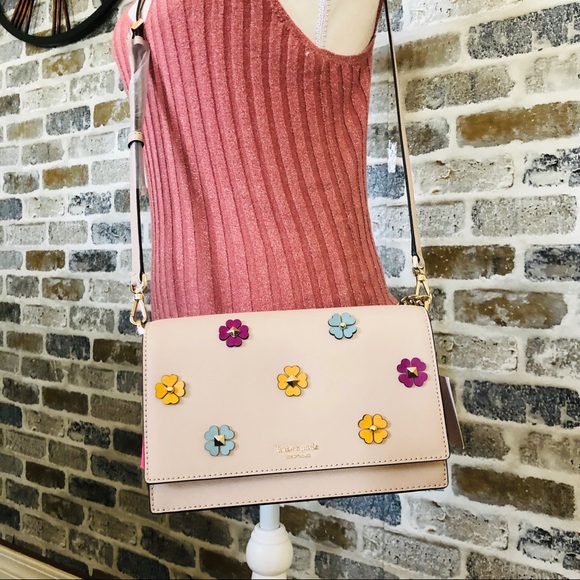 Kate Spade Cameron Flower Convertible Crossbody - Picture 8 of 11